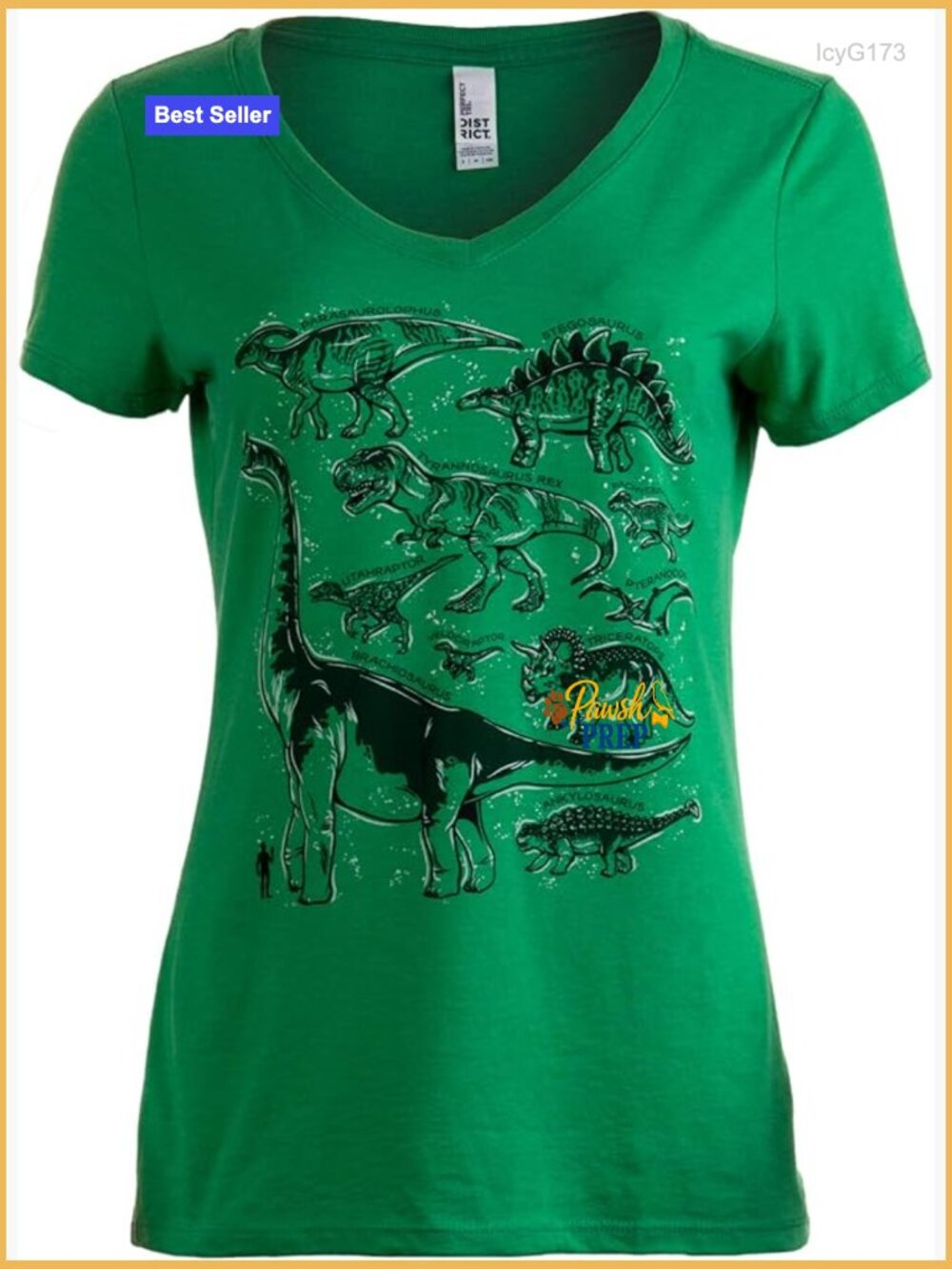 V-Neck Dinosaur Mom Birthday Party Costume T-Shirt Women's Tri-Blend